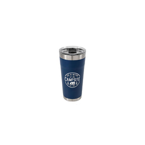 Camco 53323 Life Is Better At The Campsite Tumbler, 20 oz., Navy