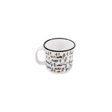 Camco 53383 Ceramic Mug, 14 oz., White Sketch RV/Trees