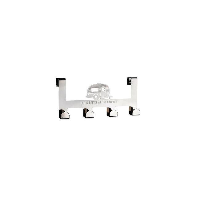 Camco 53388 4-Hook Over The Door Towel Hanger