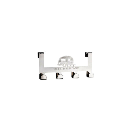 Camco 53388 4-Hook Over The Door Towel Hanger