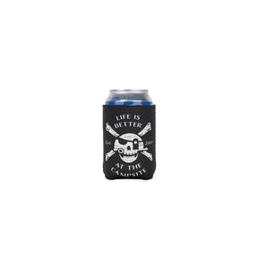 Camco 53414 Life Is Better At The Campsite Can Holder, Black, Jolly Roger