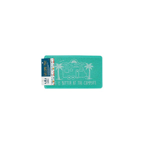 SCRUB RUG TEAL TRLR 26.5 X15