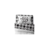 Camco 53475 Bed Sheets, Bunk, Buffalo Plaid, Blk/White