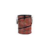 Camco 53489 Pop-Up Utility Container, Red Plaid, 30 Gal.