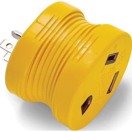 Camco Electrical Adapter, 15A Male, 30A Female, Bulk