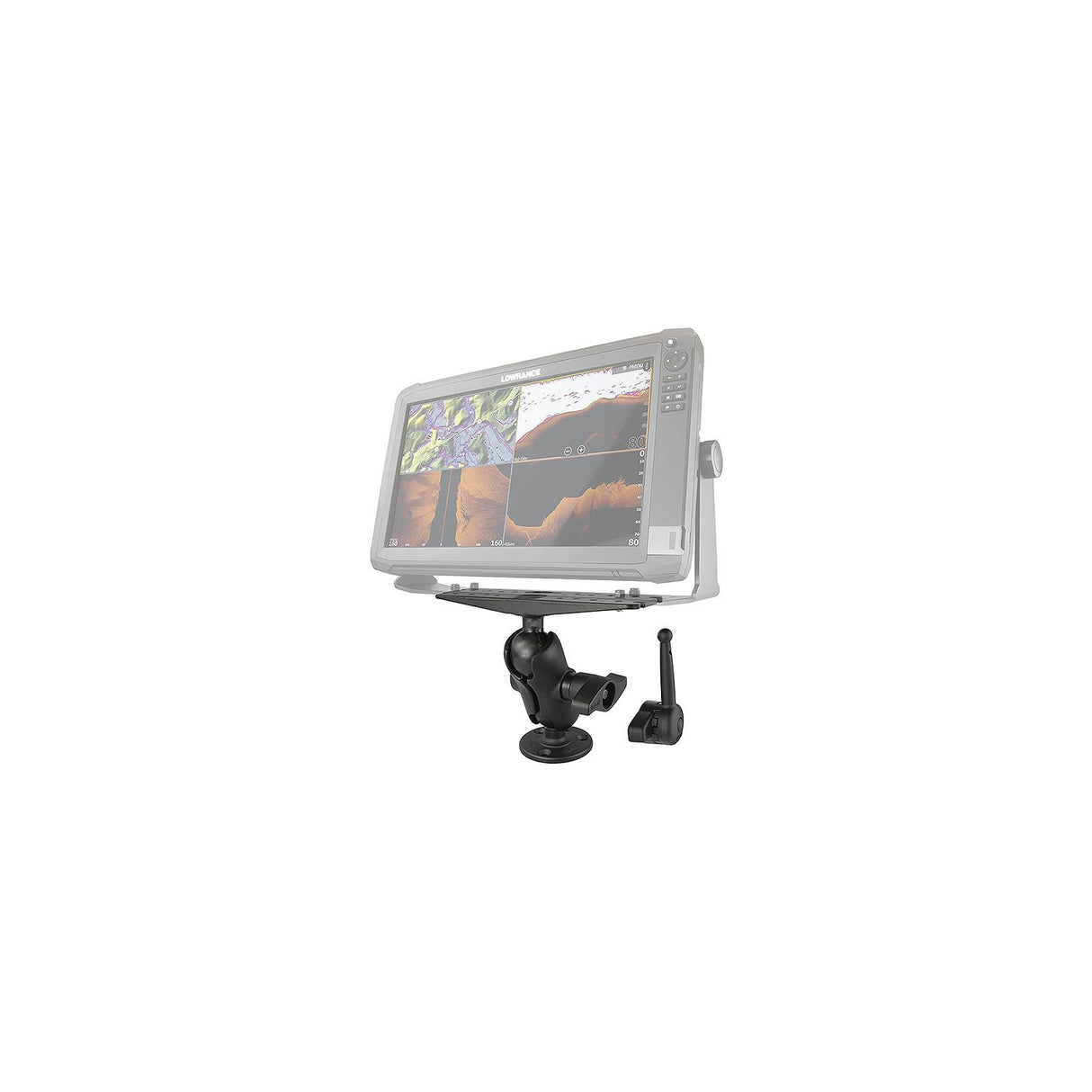 RAM 2-1/4″ Ball Mount W/3″ X 11″ Base & 3-3/4″ Base w/Hi-Torq Wrench