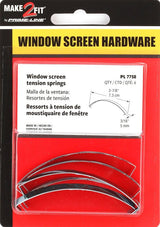 Make-2-Fit PL7758 Tension Spring, 3-1/8 in L, Steel, Zinc