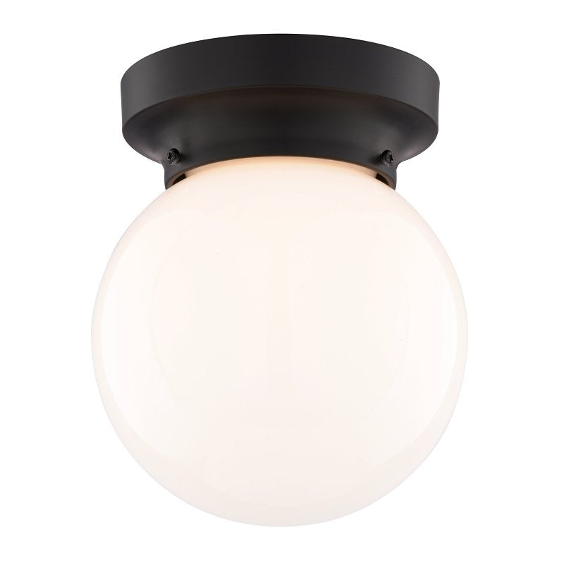 Boston Harbor OG24005 Ceiling Light, 1-Lamp, Matte Black Fixture