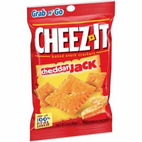 Cheez-It 615328 Snack Cracker, Cheddar Jack, 3 oz, Pack of 6