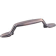 KasaWare K2363BORB-2 Cabinet Pull, Brushed Oil-Rubbed Bronze, 5 in L Handle, 15/16 in Projection, Zinc, 2/PK