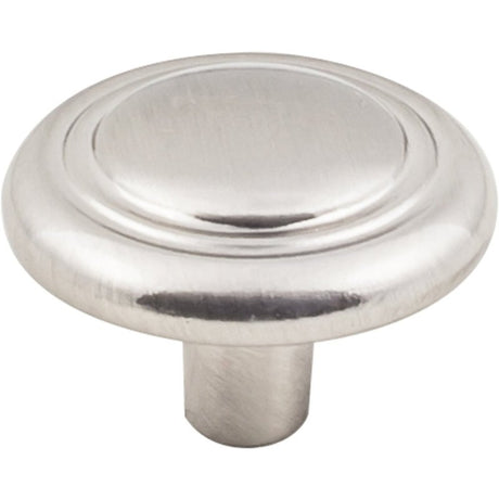 Hardware Resources K236SN-4 Cabinet Knob, Traditional, 1-1/4 in Dia, Zinc, Satin Nickel, 4/PK
