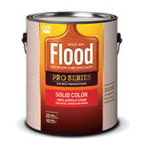 Flood Pro Series Solid Satin Navajo Red Water-Based Acrylic Wood Stain 1 gal, Pack of 4