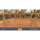 Flood Pro Series Solid Satin Navajo Red Water-Based Acrylic Wood Stain 1 gal, Pack of 4
