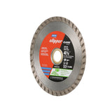 Norton Clipper Classic 07660702790 General-Purpose Dry Turbo Rim Portable Blade, 4-1/2 in W, Diamond