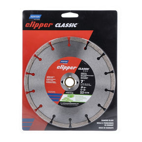 Norton Clipper Classic 07660702786 General-Purpose Dry Segmented Portable Blade, 1.376 in L, 7 in W, Diamond