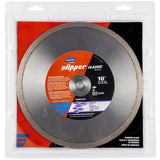 Norton Clipper Classic 07660702784 Wet Continuous Rim Tile Blade, 10 in W, Diamond