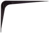 ProSource 21139BK-PS Shelf Bracket, 95 lb/Pair, 8 in L, 6 in H, Steel, Black, Pack of 20