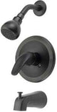 Boston Harbor TQ-F1014209RW Tub/Shower, Fixed-Mount Showerhead, 1.75 gpm Showerhead, 1-Spray Setting, 1-Handle