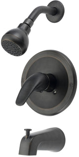 Boston Harbor TQ-F1014209RW Tub/Shower, Fixed-Mount Showerhead, 1.75 gpm Showerhead, 1-Spray Setting, 1-Handle