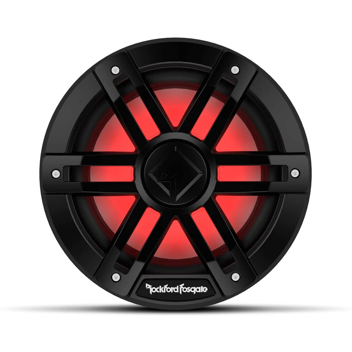 Rockford Fosgate M1D48B DVC 2? Color Optix Marine Subwoofer, 8" w/ Black Grills