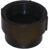 Canplas 103704SBC Cleanout Body, 4 in, FNPT x Spigot, ABS, Black, SCH 40 Schedule