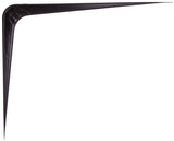 ProSource 21141BK-PS Shelf Bracket, 182 lb/Pair, 12 in L, 10 in H, Steel, Black, Pack of 20