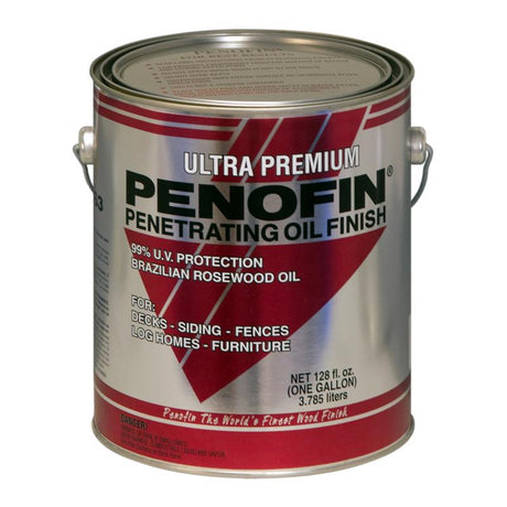 Penofin Ultra Premium Transparent Matte Mission Brown Oil-Based Penetrating Wood Stain 1 gal, Pack of 4