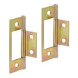 Prime-Line N 6656 Door Hinge, 1-7/16 in H Door Leaf, 3 in H Frame Leaf, 1 in W Frame Leaf, 3-3/4 in L x 3-3/4 in W