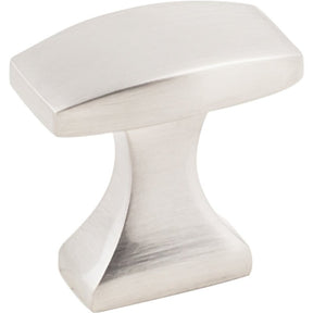 KasaWare K083SN-10 Cabinet Knob, 1-1/8 in Projection, Transitional, 1-1/8 in L, Zinc, Satin Nickel, 10/PK