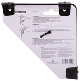 ProSource SB-013PS Decorative Shelf Bracket, 132 lb/Pair, 6 in L, 6 in H, Steel, Black
