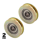 Prime-Line D 1796 Roller and Axle Kit, 1/4 in ID x 1-1/4 in OD Dia Roller, 5/16 in W Roller, Steel, 2-Roller