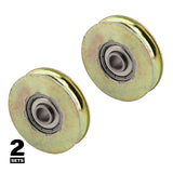 Prime-Line D 1797 Roller and Axle Kit, 1/4 in ID x 1-1/2 in OD Dia Roller, 5/16 in W Roller, Steel, 2-Roller