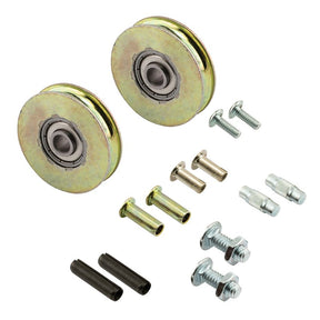 Prime-Line D 1797 Roller and Axle Kit, 1/4 in ID x 1-1/2 in OD Dia Roller, 5/16 in W Roller, Steel, 2-Roller