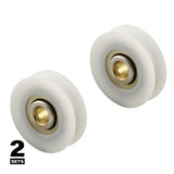 Prime-Line D 1799 Roller Assembly, 1/4 in ID x 1-1/4 in OD Dia Roller, 5/16 in W Roller, Nylon/Steel