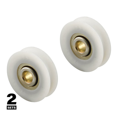 Prime-Line D 1799 Roller Assembly, 1/4 in ID x 1-1/4 in OD Dia Roller, 5/16 in W Roller, Nylon/Steel
