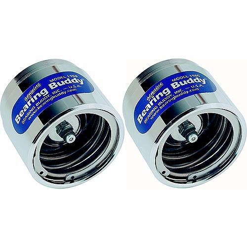 Bearing Buddy Chrome Trailer Wheel Bearing Protector - 2 Pack