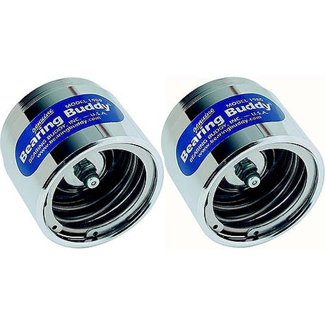 Bearing Buddy Chrome Trailer Wheel Bearing Protector - 2 Pack