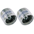 Bearing Buddy Stainless Steel Trailer Wheel Bearing Protector - 2 Pack