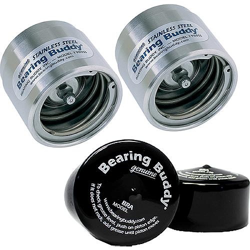 Bearing Buddy Stainless Steel Trailer Wheel Bearing Protector - 2 Pack