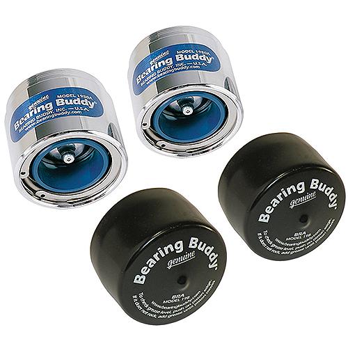 Bearing Buddy Chrome Trailer Wheel Bearing Protector - 2 Pack