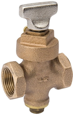 B & K ProLine Series 105-903NL Stop and Drain Valve, 1/2 in Connection, FIP, 200 psi Pressure, Manual Actuator