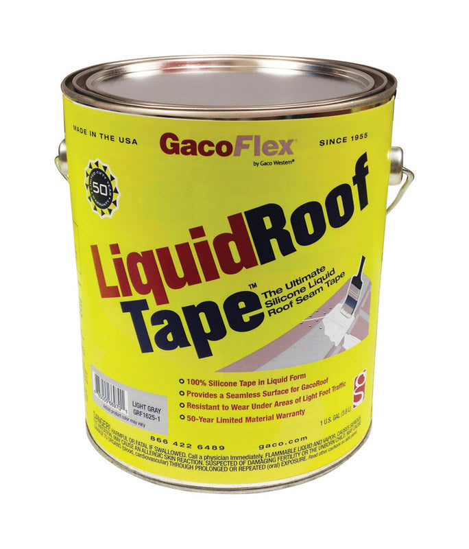 GacoFlex Light Gray Silicone Roof Tape 1 gal, Pack of 4