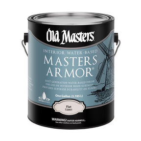 Old Masters Masters Armor Flat Clear Water-Based Floor Finish 1 gal, Pack of 2