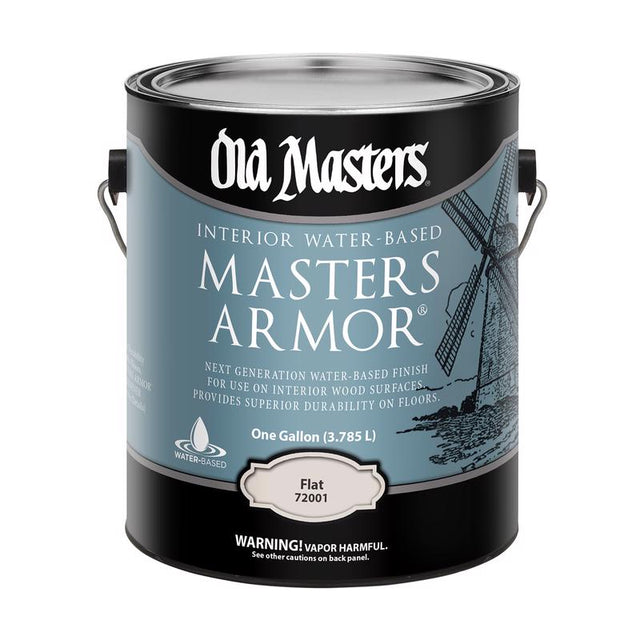 Old Masters Masters Armor Flat Clear Water-Based Floor Finish 1 gal, Pack of 2