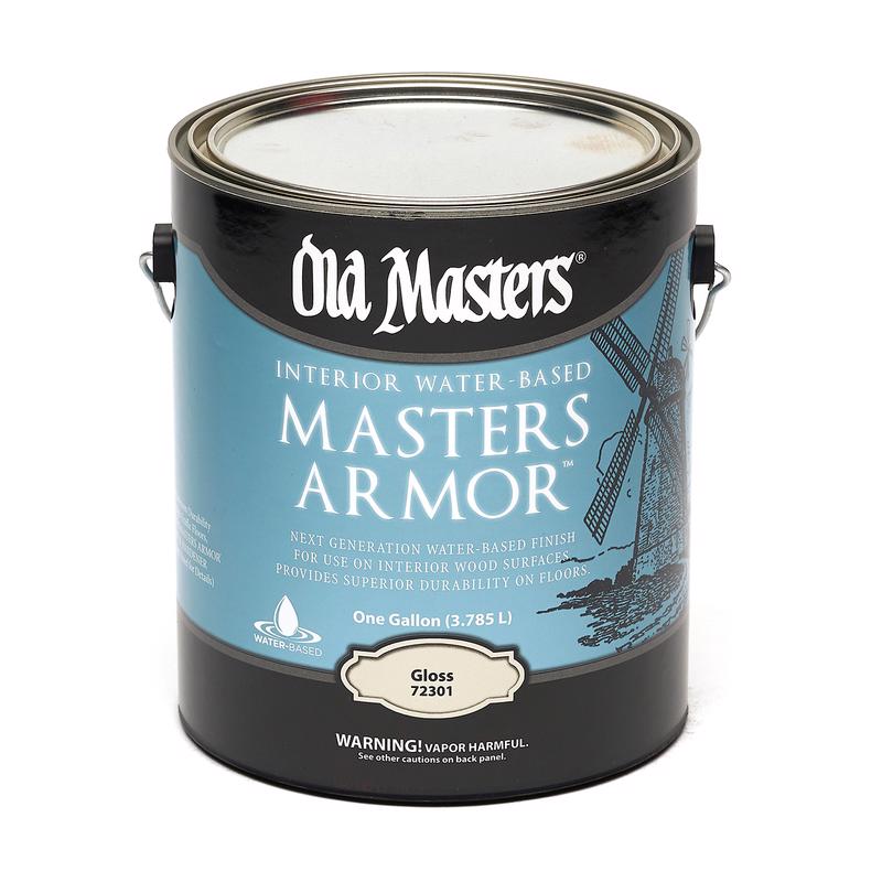 Old Masters Masters Armor Gloss Clear Water-Based Floor Finish 1 gal, Pack of 2