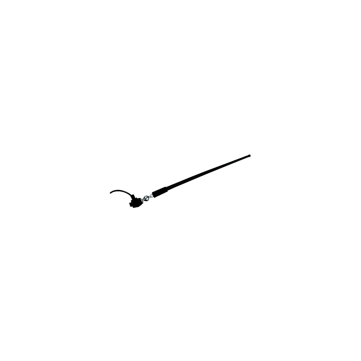 Peterson 13″ Universal Rubber-Mast Antenna - Black