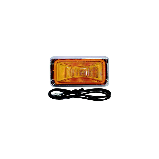Anderson V203KA LED Sealed Clearance/ Side Marker Light Assembly w/Black Bracket, Amber