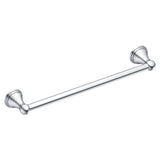 Moen DN8424CH Towel Bar, 3-1/8 in Projection, 26.13 in OAL, 3.13 in OAW, 24 in L Rod, Aluminum, Chrome, Surface