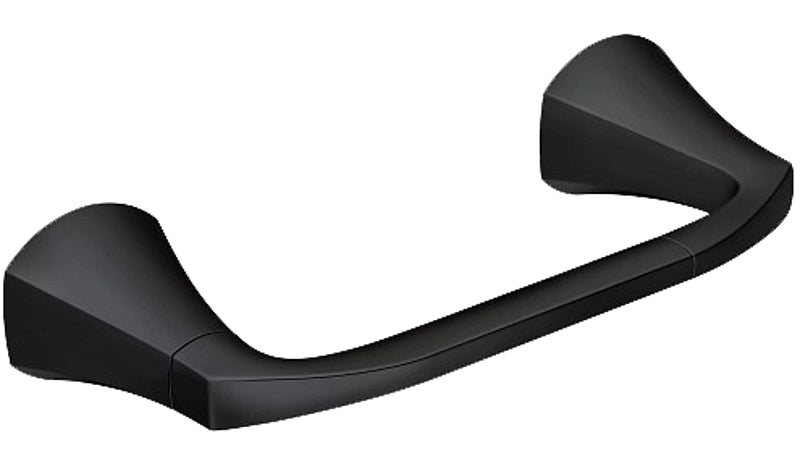 Moen Lindor Series MY8708BL Pivoting Paper Holder, Zinc, Black, Matte, Wall