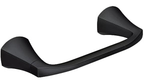 Moen Lindor Series MY8708BL Pivoting Paper Holder, Zinc, Black, Matte, Wall